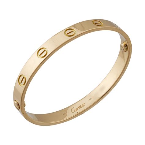 cartier yellow gold bracelet